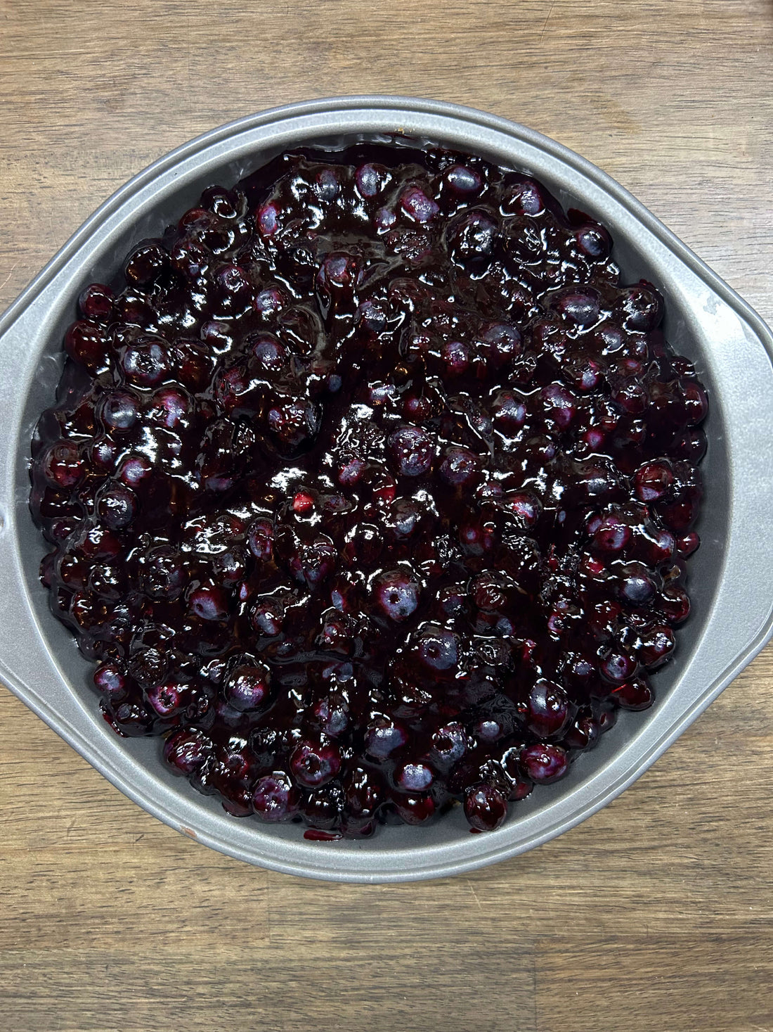 Simple Stroopwafel Blueberry Pie