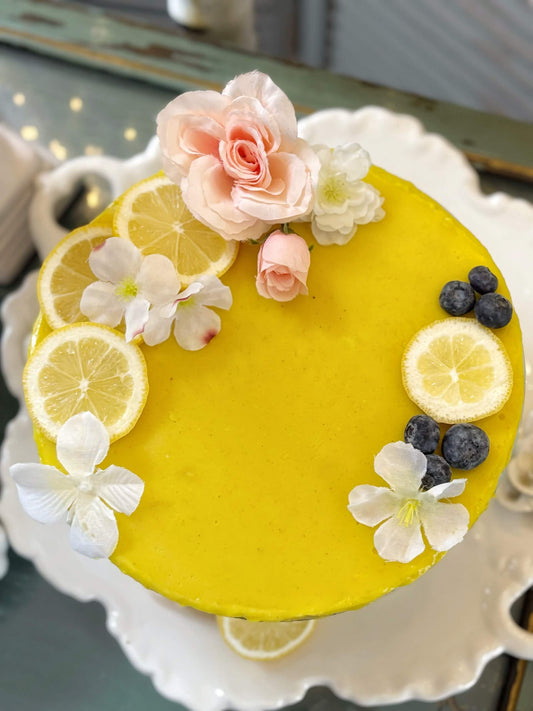 Lemon Tart with Stroopwafel Pie Crust