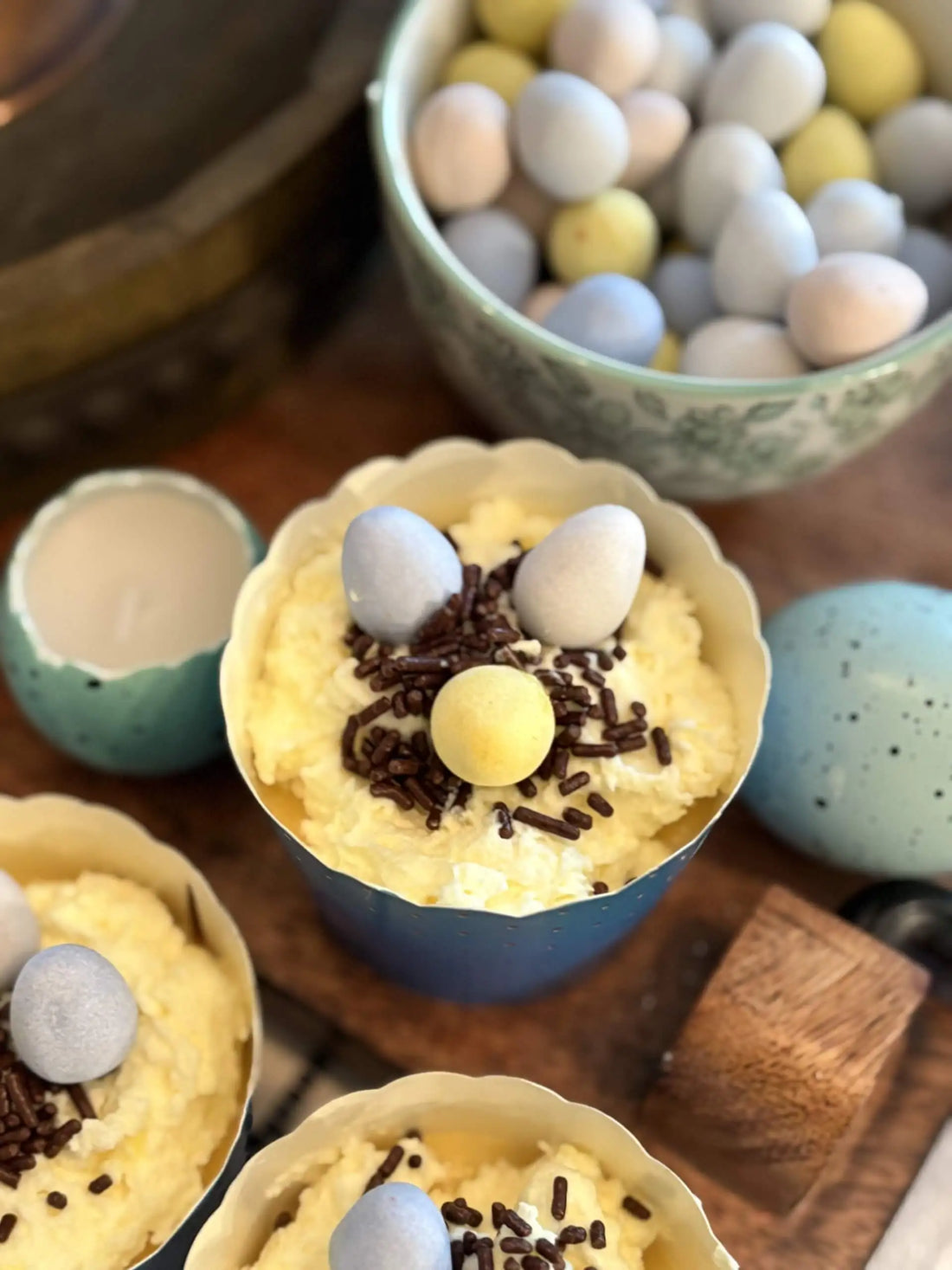 Mini Lemon Fluff Cheesecakes by The Jenny Wren