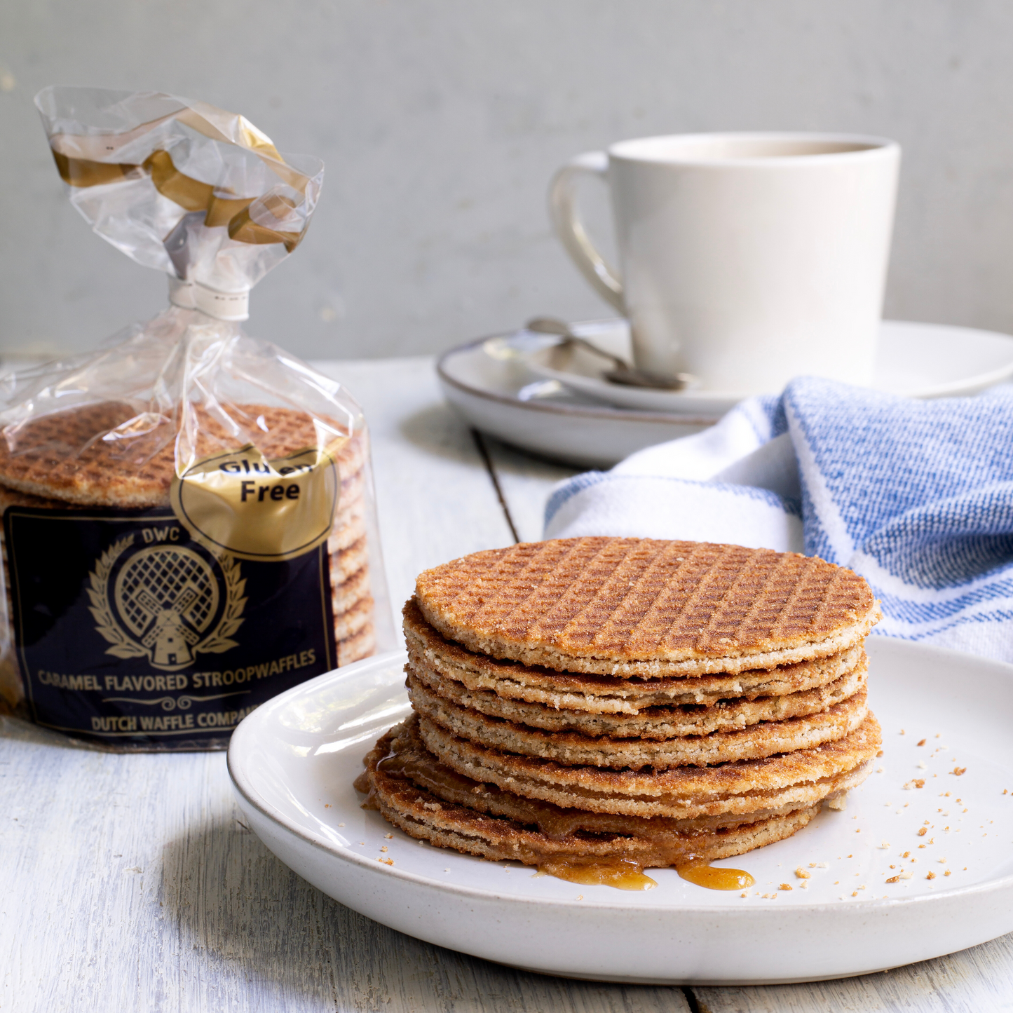 Gluten Free 32 Stroopwafels (4 x 8 Count Wrapped)