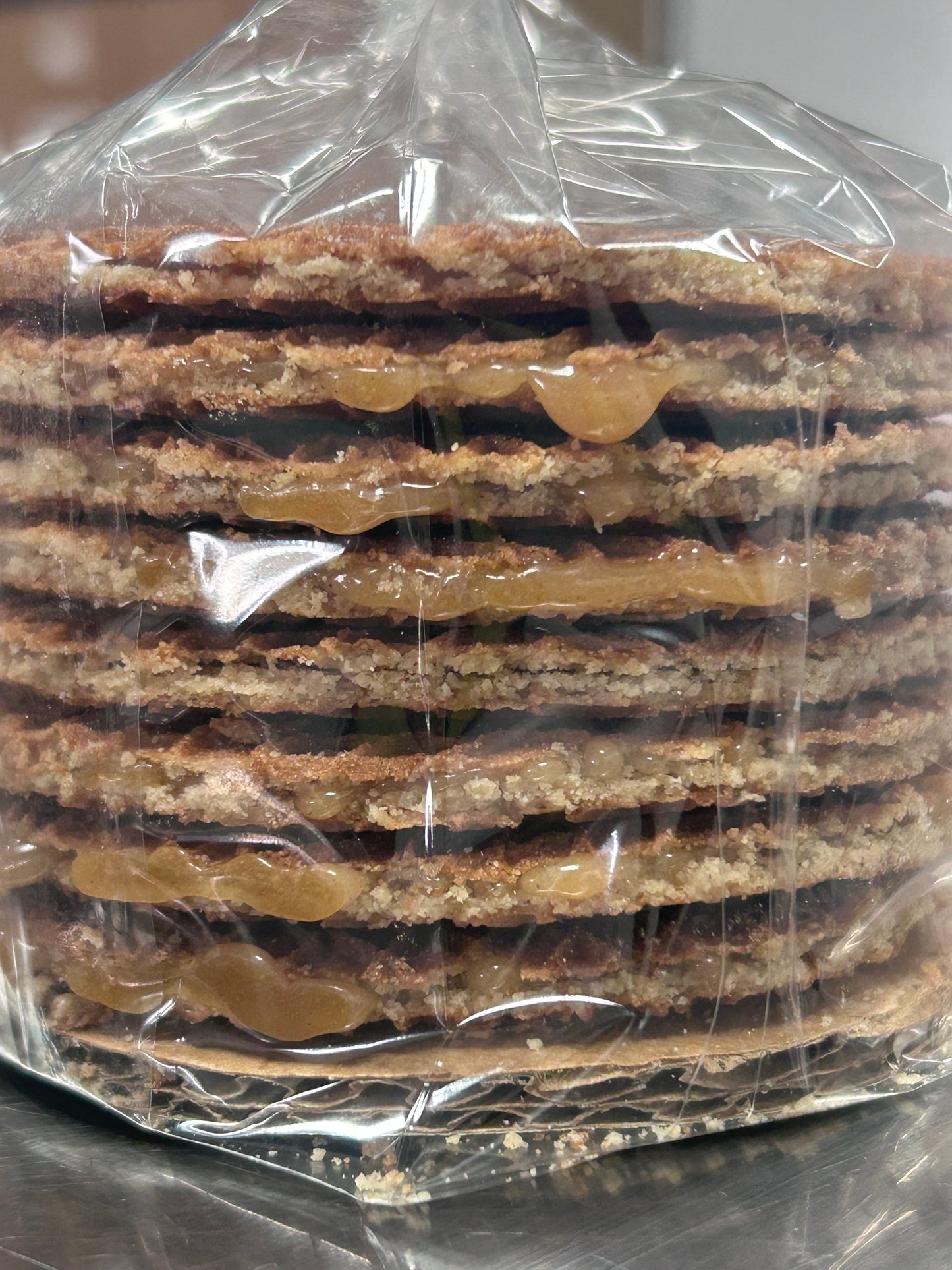 32 GLUTEN FREE/VEGAN STROOPWAFELS (no dairy/no eggs) in 4 bags of 8