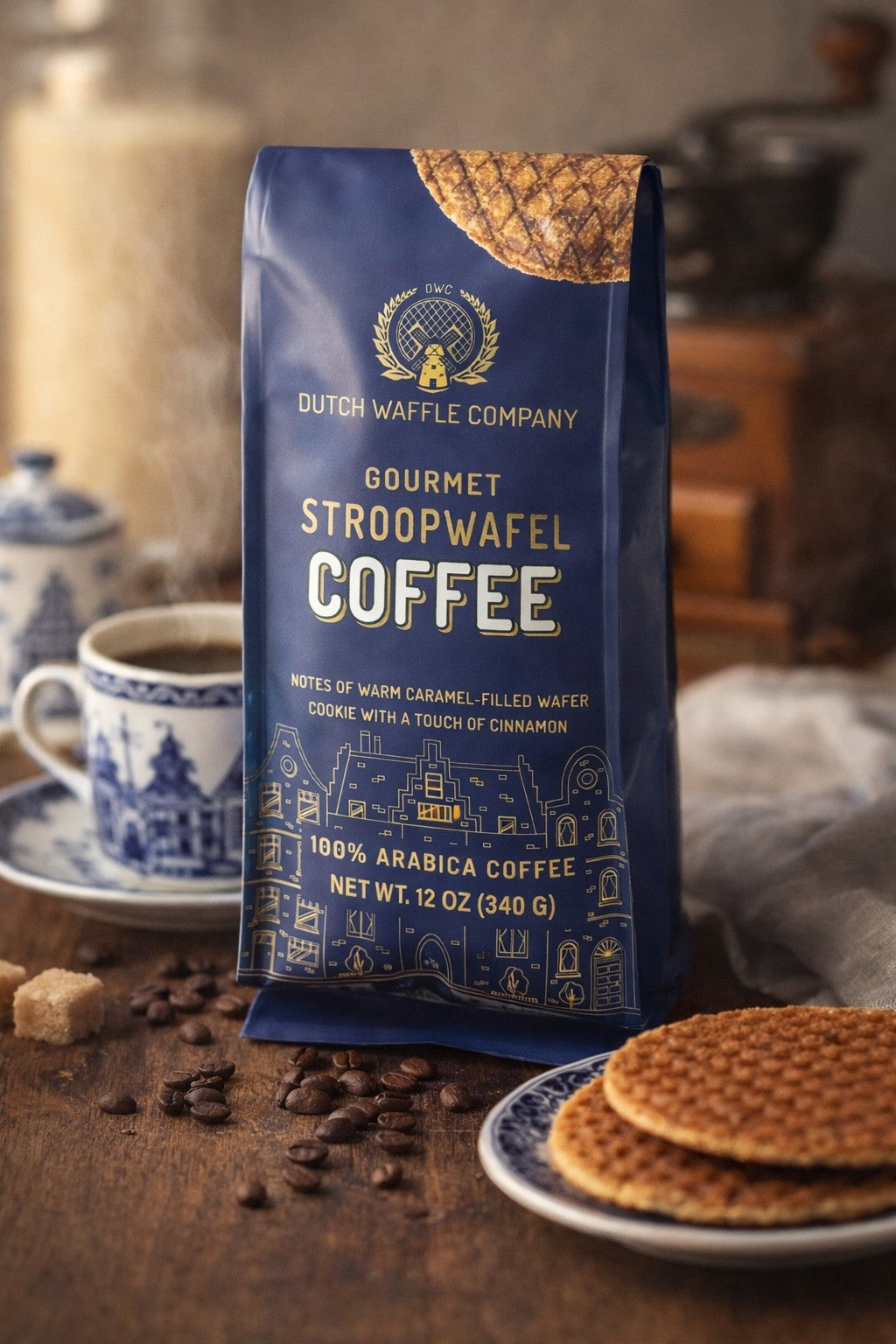 Stroopwafel Coffee - 1 x 12 oz. | Dutch Waffle Company