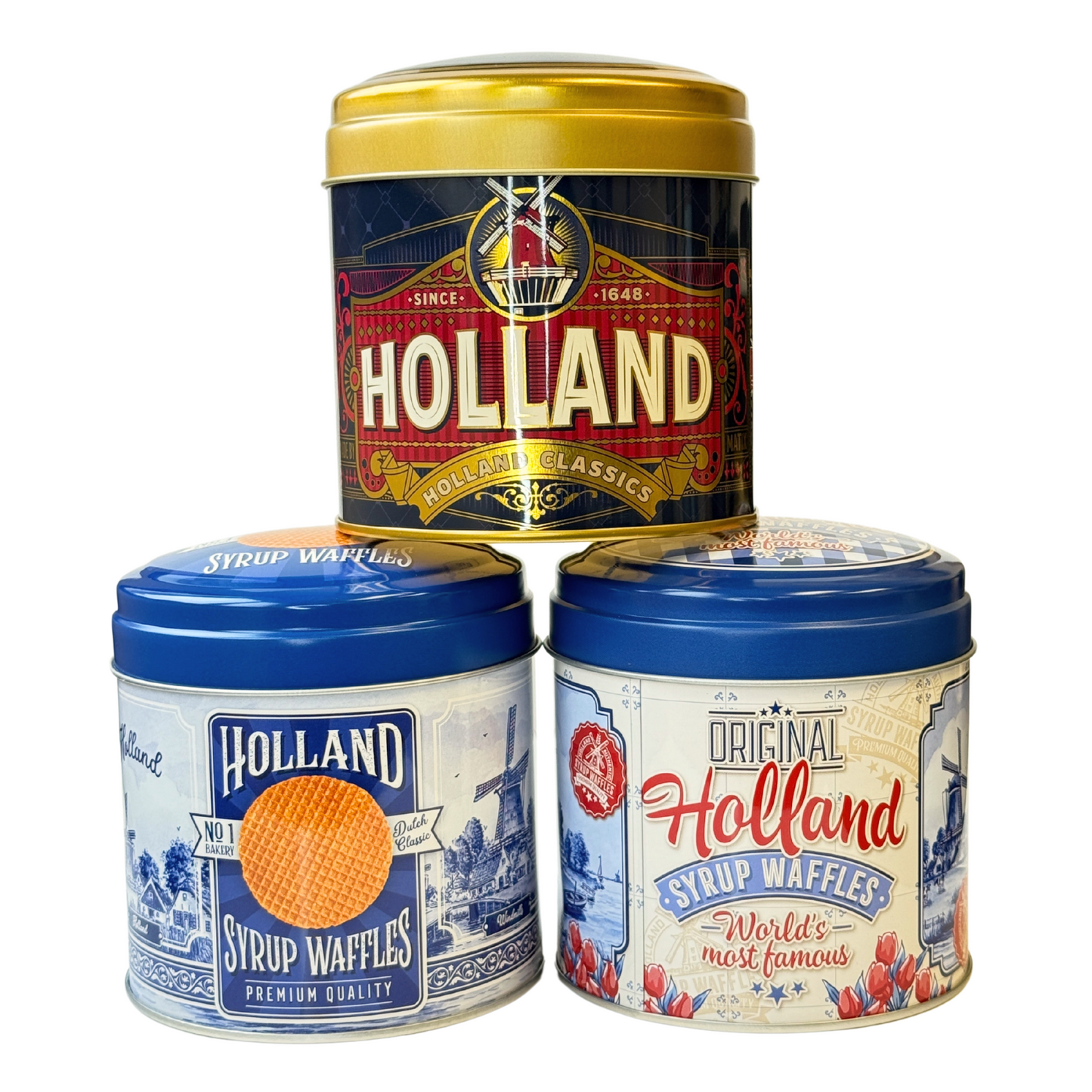 Newest addition to the Dutch Waffle Company stroopwafel Tin Cans family