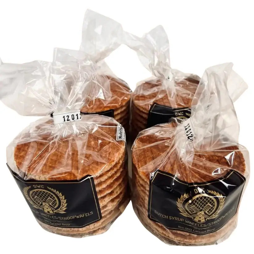 4 packs of 8 classic stroopwafels from Dutch Waffle Company