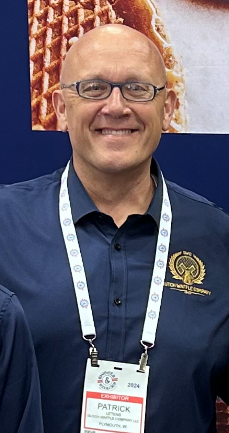 Author Patrick Letens, the Co-Founder and Vice President Sales of Dutch Waffle Company