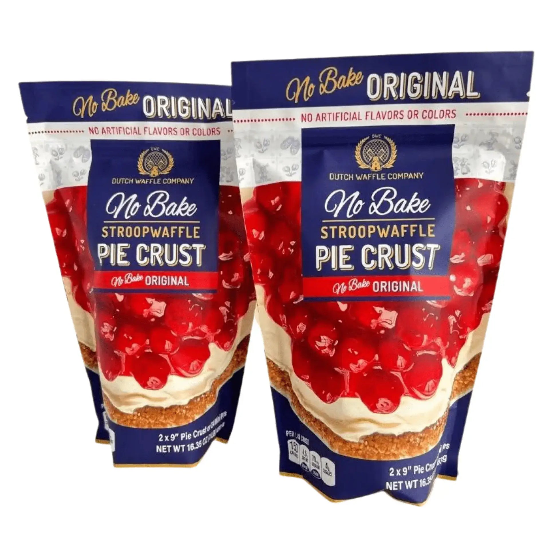 Two bags of Stroopwafel pie crust