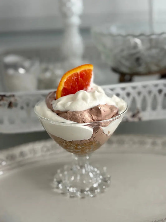 chocolate orange mousse dessert cups 