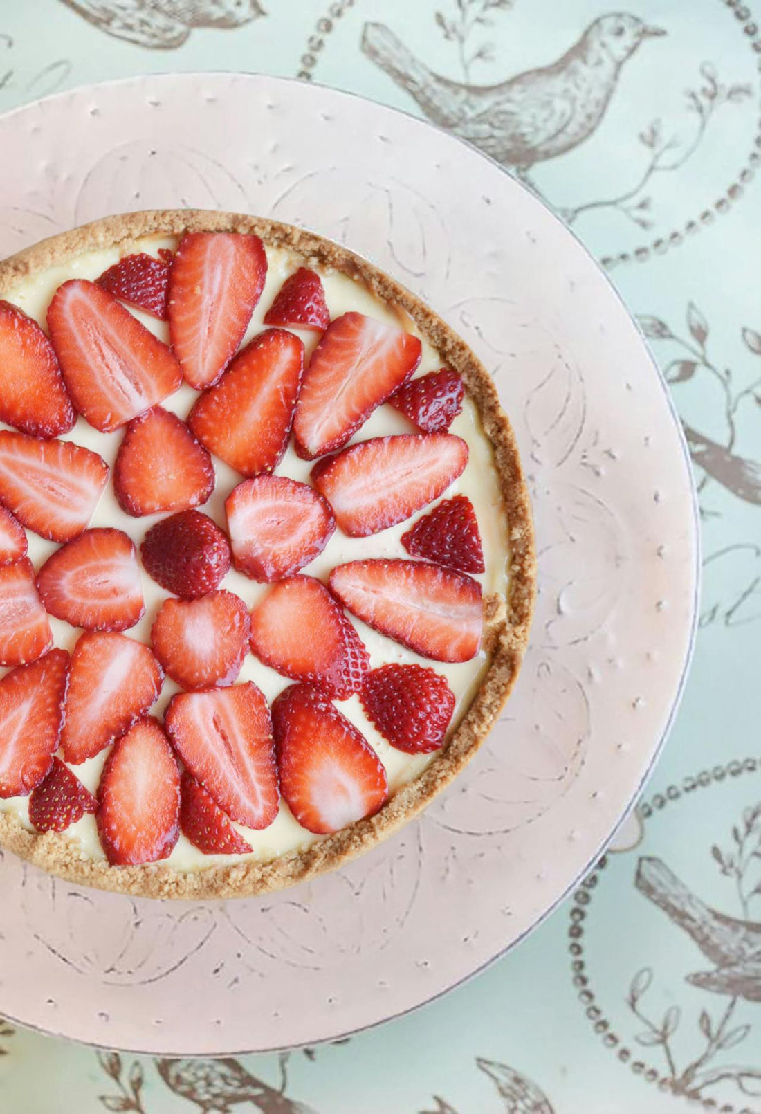 No-Bake Stroopwafel Crust Strawberry Pie Recipe