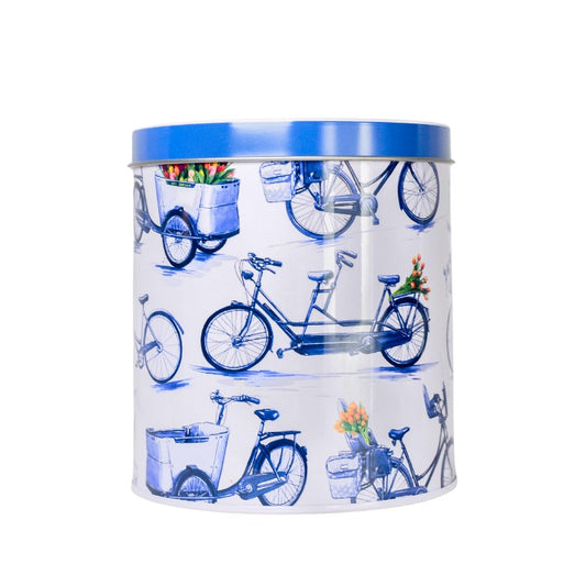 Bicycle tin can without added stroopwafels