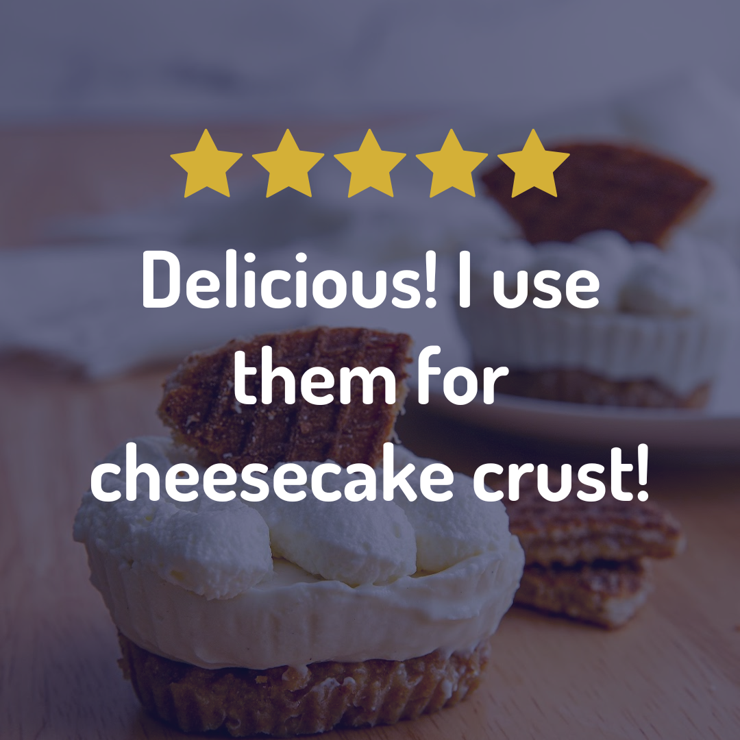 review of the pie crust: Delicious! I use them for cheesecake crust!