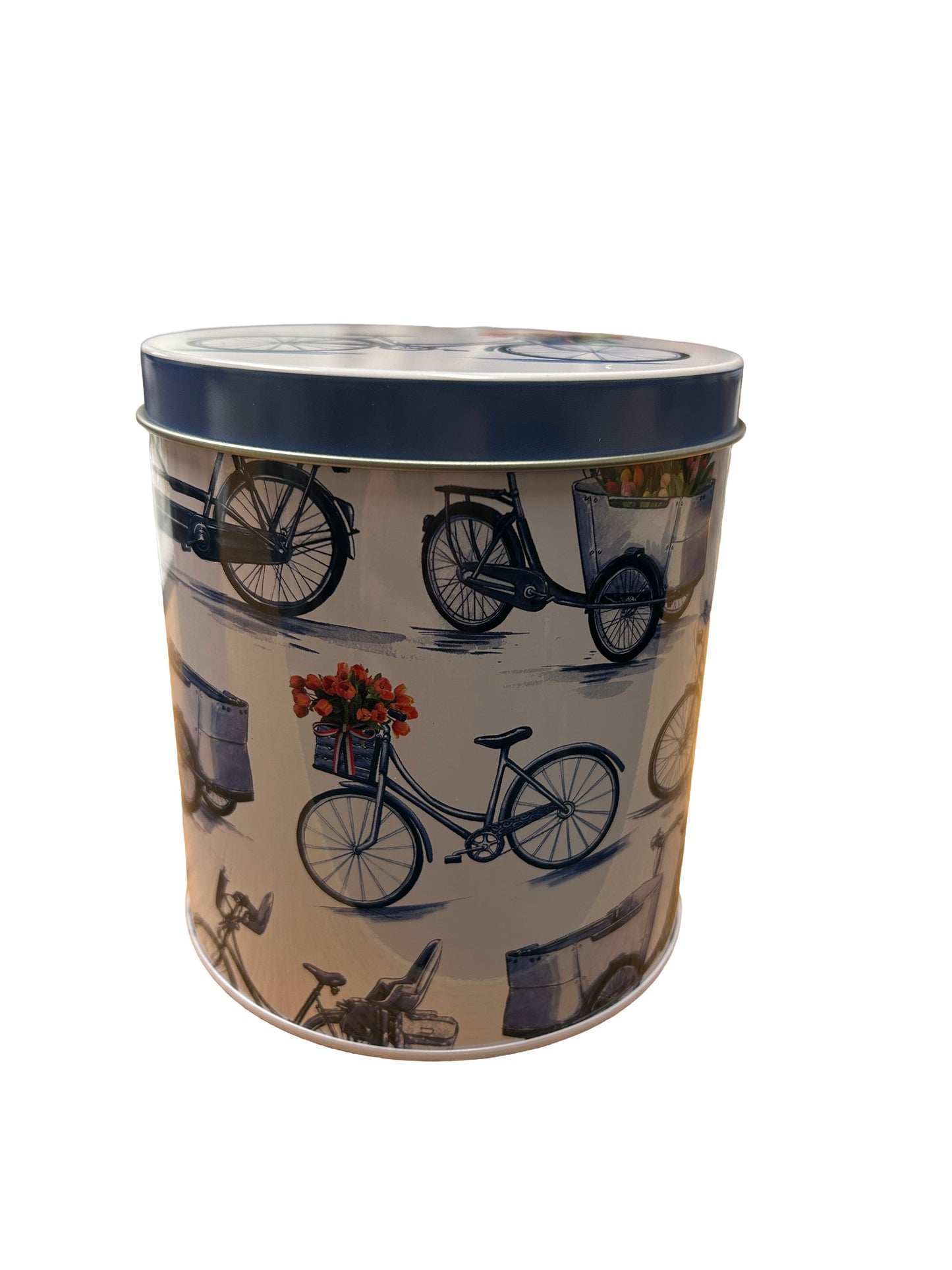 Bicycle tin can without added stroopwafels