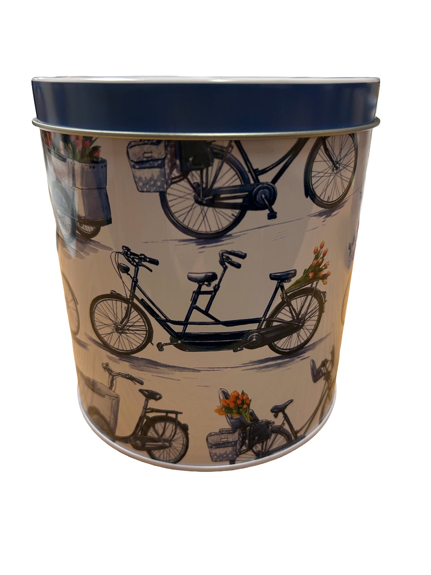 Bicycle tin can without added stroopwafels